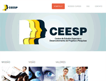 Tablet Screenshot of ceesp.com.br